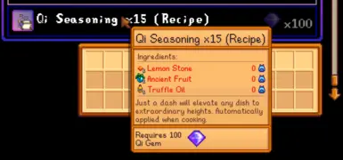 Recipe + buying it from the walnut room