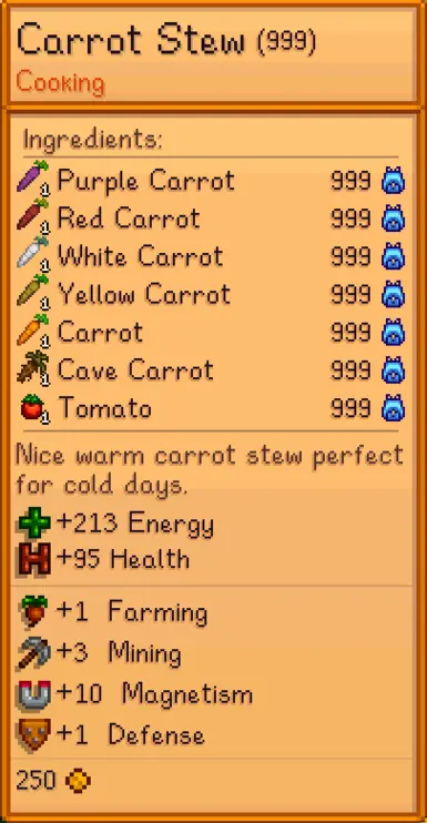 Carrot Stew Recipe