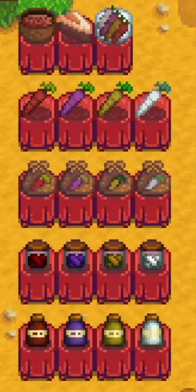 Mod Items (colored pickles and juice!)