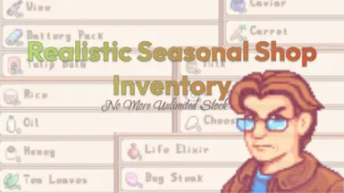 Realistic Seasonal Shop Inventory - No More Unlimited Stock