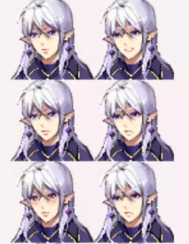 White Hair Style