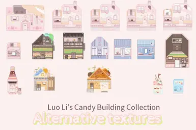 (Alternative Textures)LuoLi's Dessert Building Collection