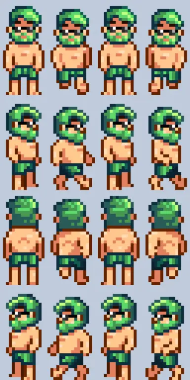 Beach sprites