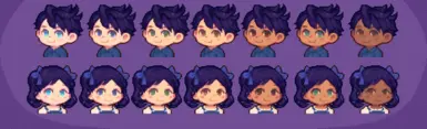 Version 1.1.0 Now includes RRRR style hair colour