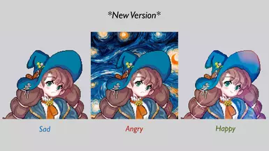 Add sad tears, angry magic aura and happy sunlight flare 
