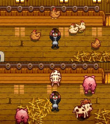 Throw a chicken! Throw a cow!