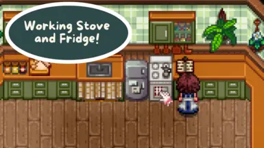 Working Stove and Fridge!