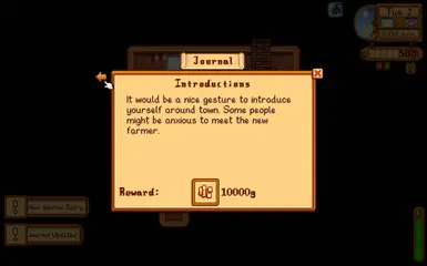 Default buffed reward