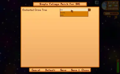 Generic Mod Config Menu Support