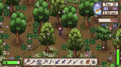 Chop multiple trees within the radius!