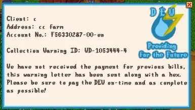 Warning
