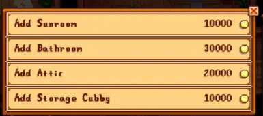 Custom renovation options