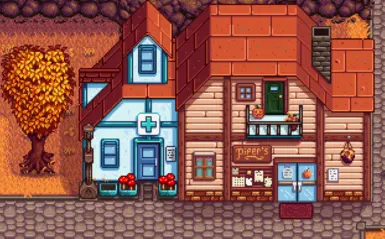 Store Front in the Fall
