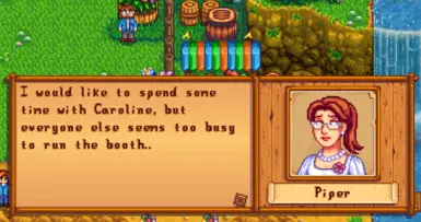 Piper during the Flower Dance