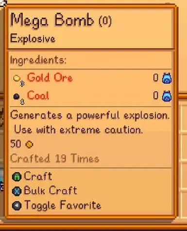 Mega Bomb Recipe