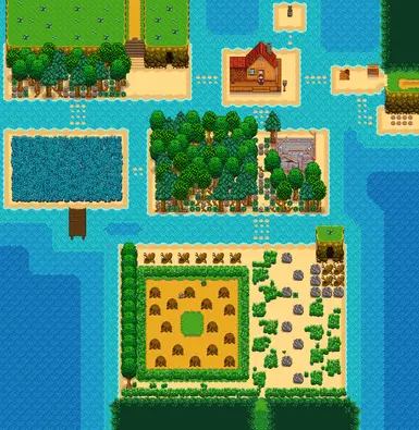 A full image of the farm itself!