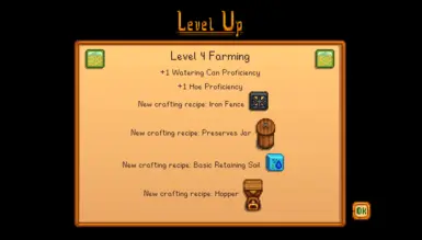 Default unlock at Level 4 farming