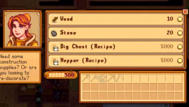 Unlockable at Robin's shop (When set to Robin Unlock in the config)