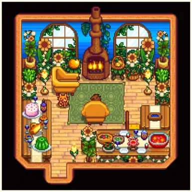 Vanilla Colour Scheme - Furniture In-Game