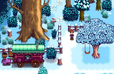 Path to Leif's home - winter