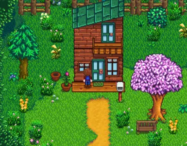 Leif's home - spring