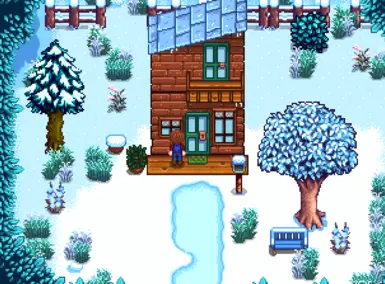 Leif's home - winter