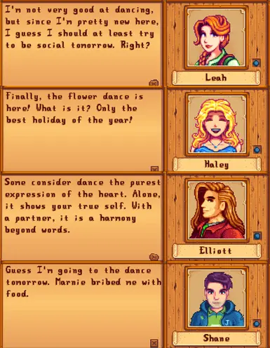 nexus mods stardew valley dialogue