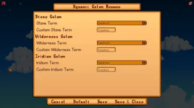 Default Config