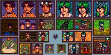 some of the portraits included in 1.0.1 &lt;3