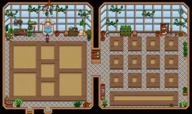 Options: More Plantable Area, Less Decor, Orchard and Cellar