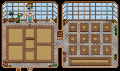 Option: Minimal Decor, More Plantable Area, Orchard and Cellar