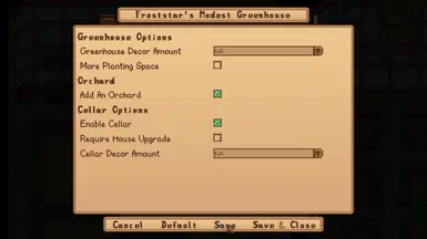 Configure with Generic Mod Config Menu in game!