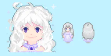Sprite and Nyapu Portrait retexture for Luo for the 'They Stay With You' Mod