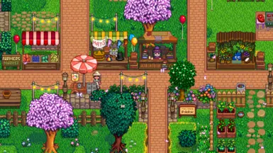 Includes over 100 decorative items to build parks and outdoor markets