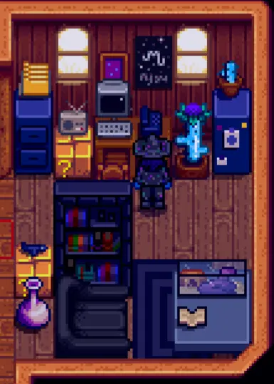 His room is very aesthetic