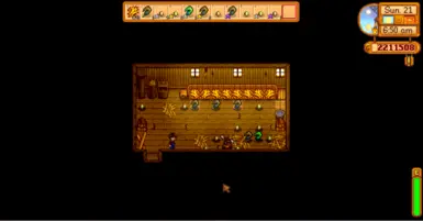 Dropped items in coop