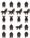 Donkey skins for AT More Animal Skins
