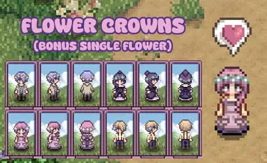 Luny's Flower Crowns (bonus single flower) - Fashion Sense