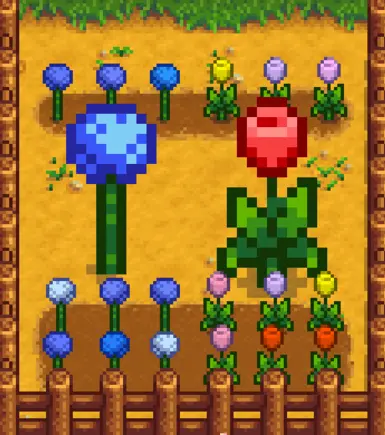 Vanilla style spring flowers