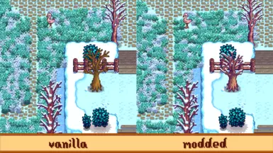 fruit trees in winter matching their non-fruit cousins