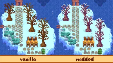 fruit trees in winter matching their non-fruit cousins