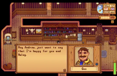 And celebrates a new marriage with a gift!