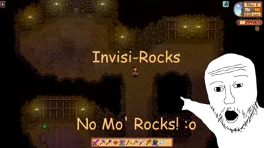 Featuring a lone slime
