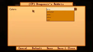 CP version MCM menu