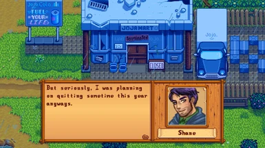 Joja ruins 9-Heart Shane Event (pretty much outdated)