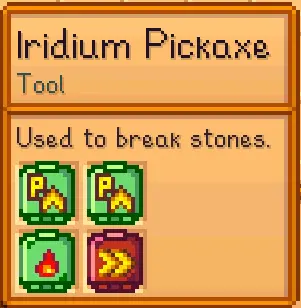 Example Iridium Pickaxe