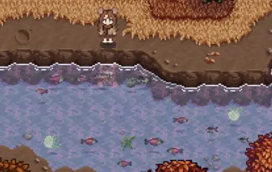 with visible fish (river)