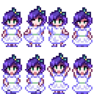 Abigail flower dance sprites