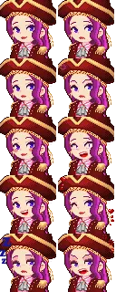 Nyapu-Style Portraits for Cape Stardew Morrigan