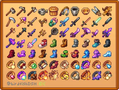 DSHi Adventure Kit Retexture - Tools_Weapons_Shoes_Rings